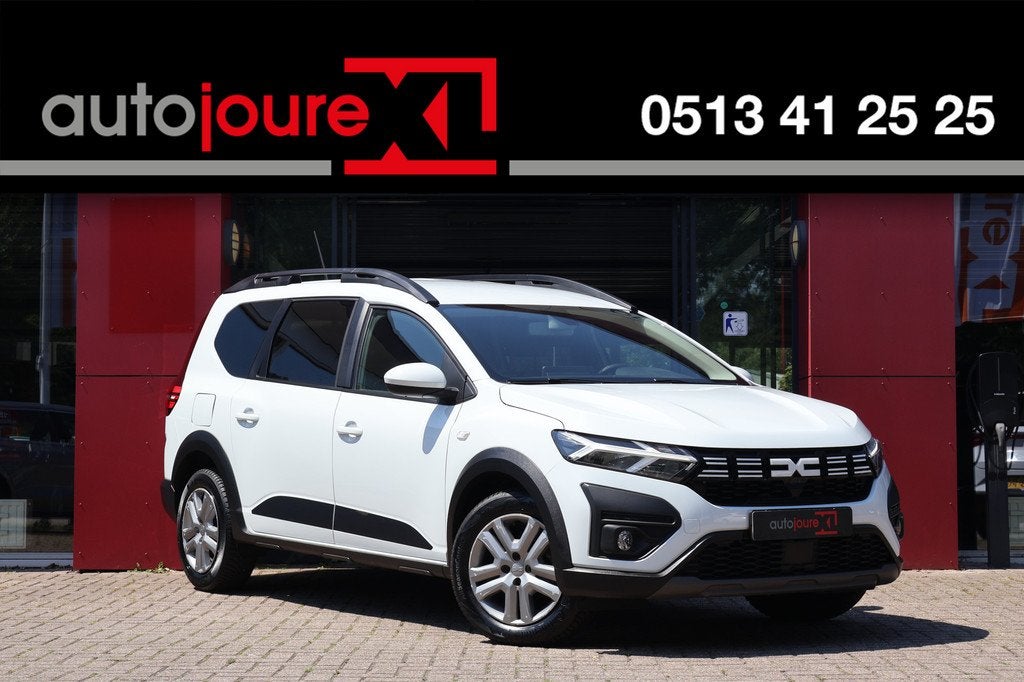 Dacia Jogger 1.0 TCe 100 ECO-G Expression 5p. | Origineel NL, Auto's, Voorwielaandrijving, Stof, Gebruikt, Wit