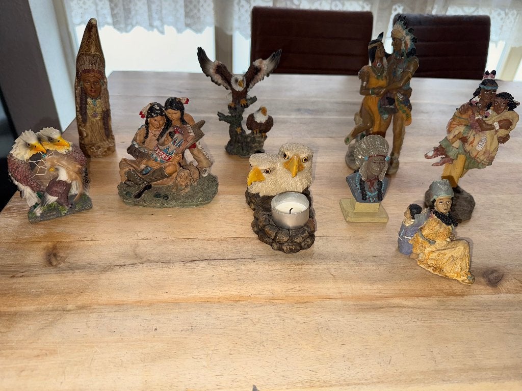 Indianen Beeldjes, Verzamelen, Ophalen, Gebruikt, Mens