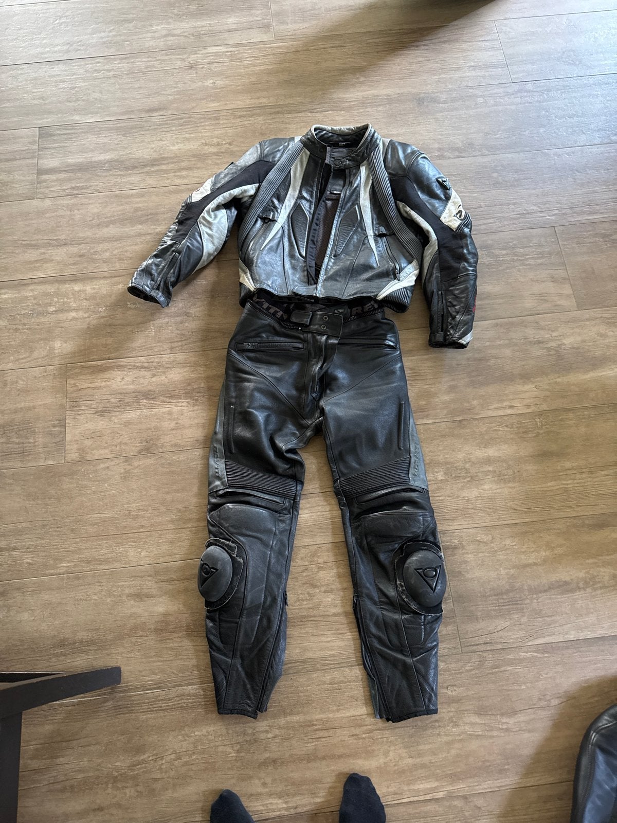 Rev'it! Leren Motorpak (Jas & Broek), Motoren, Ophalen of Verzenden, Tweedehands, Heren, Combipak