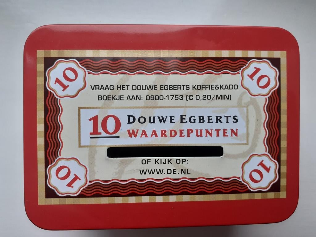 Douwe Egberts spaar punten blik, Verzamelen, Ophalen of Verzenden, Zo goed als nieuw, Dier