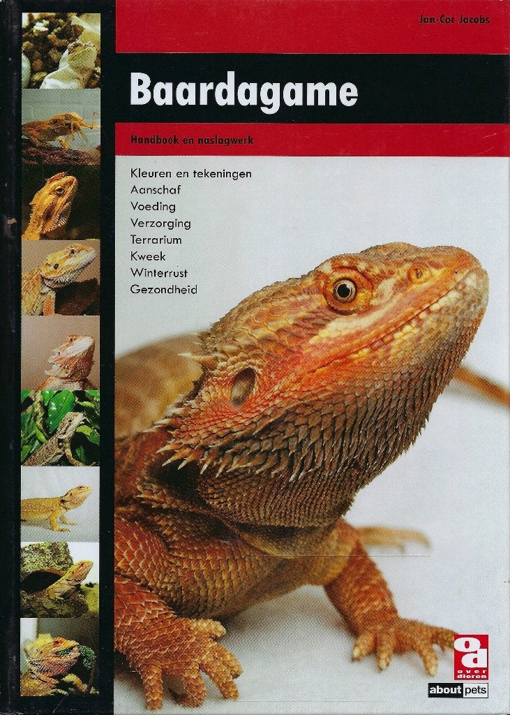 BOEK BAARDAGAME HANDBOEK EN NASLAGWERK., Boeken, Dieren en Huisdieren, Ophalen of Verzenden, Nieuw, Reptielen of Amfibieën, Jan-Cor Jacobs
