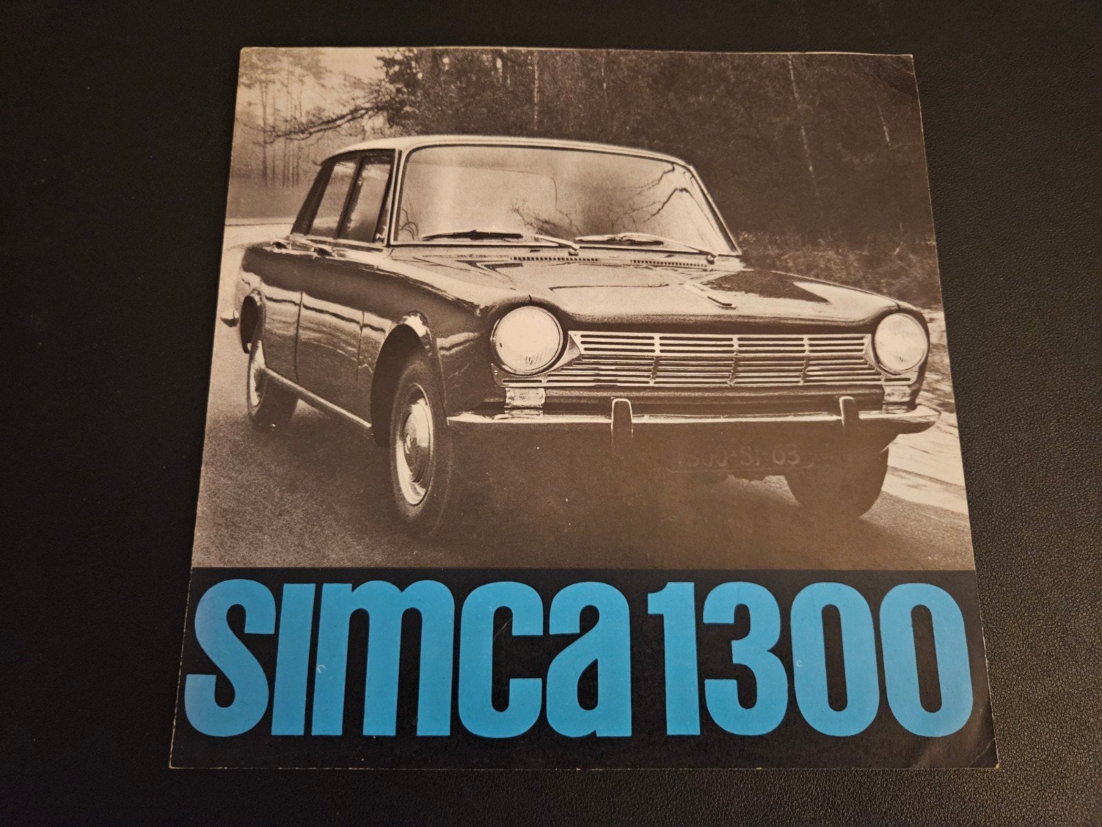 Brochure Simca 1300, Ophalen of Verzenden, Zo goed als nieuw, Overige merken