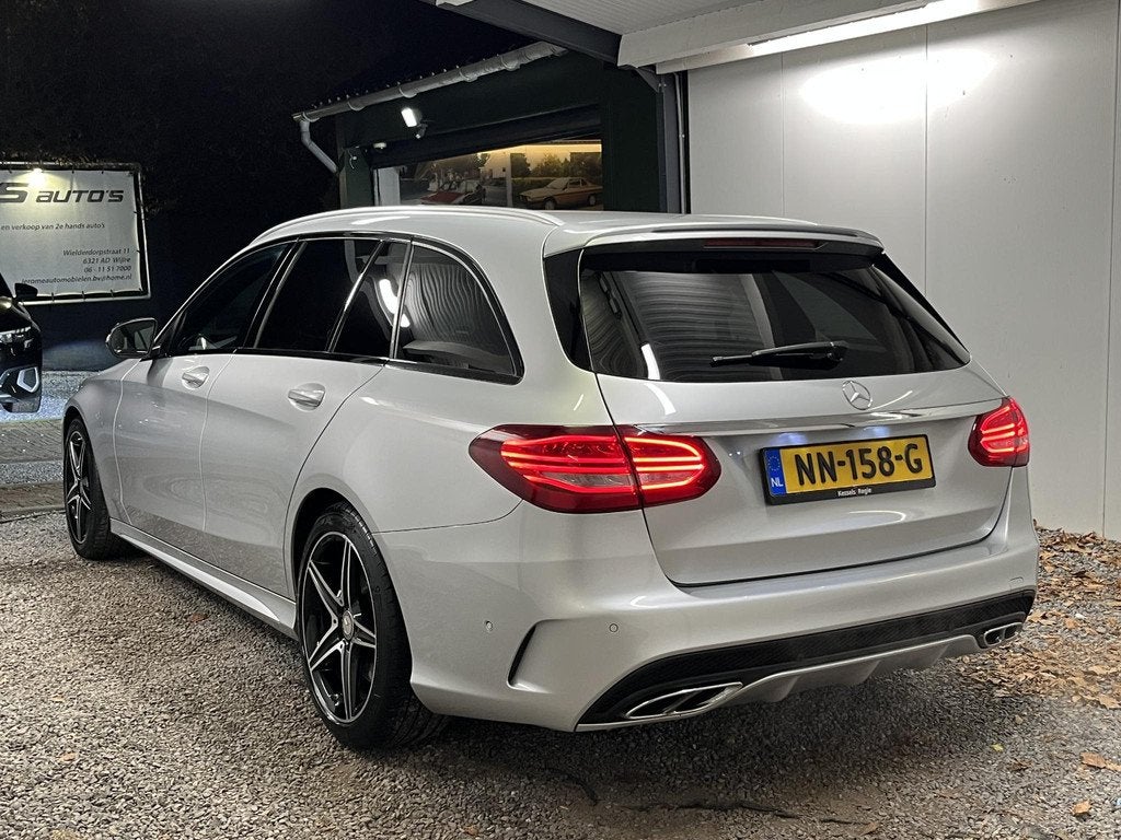 Mercedes-Benz C43 AMG Estate 450 4MATIC 368PK 5-2015 LED PAN, Auto's, 367 pk, 2996 cc, Leder, Vierwielaandrijving