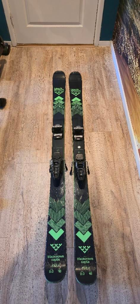 Black Crows Captis Freeride ski's met bindingen, Sport en Fitness, Skiën en Langlaufen, Zo goed als nieuw, Ski's, Skiën, Overige merken