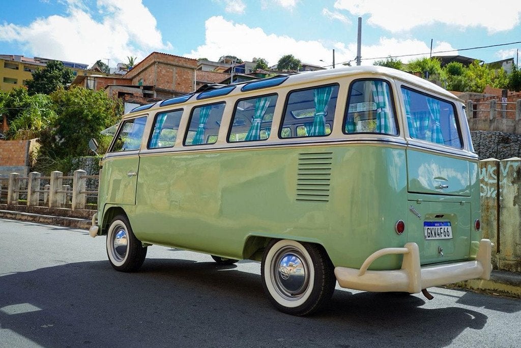 Volkswagen T1 personenbus of camper * SAMBA * 23 raams en sc, Stof, Overige carrosserieën, Volkswagen, Handgeschakeld