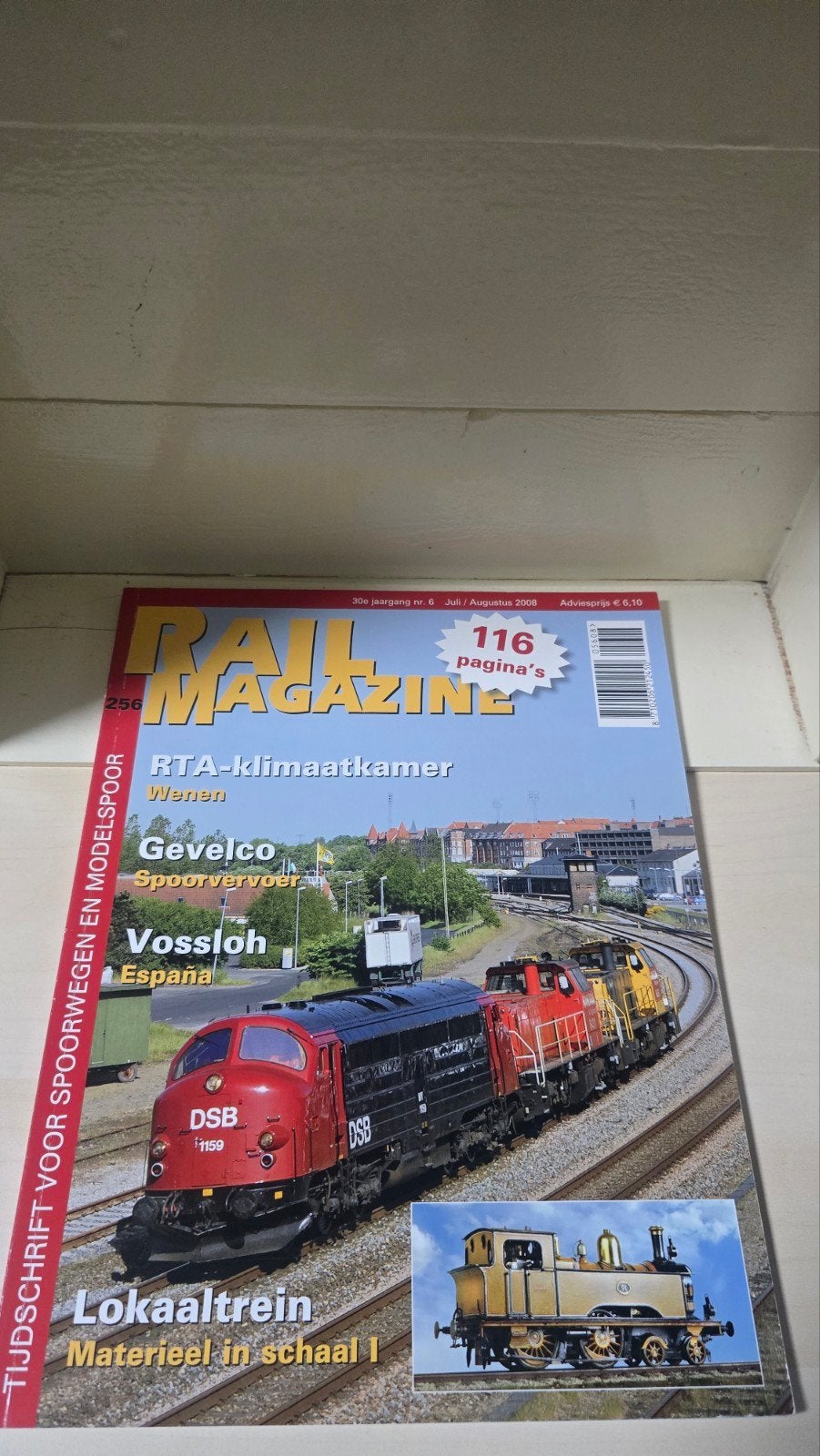 Rail Magazine nr. 6 Juli/Augustus 2008 - Lokaaltrein, Ophalen of Verzenden, Overige typen