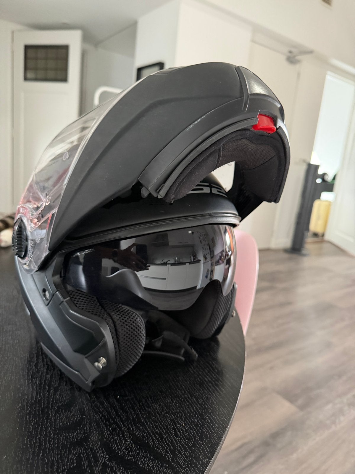 LS2 Strobe II Systeemhelm - Maat XS (53/54), Motoren, Kleding | Motorhelmen, XS, Systeemhelm, Dames, Tweedehands