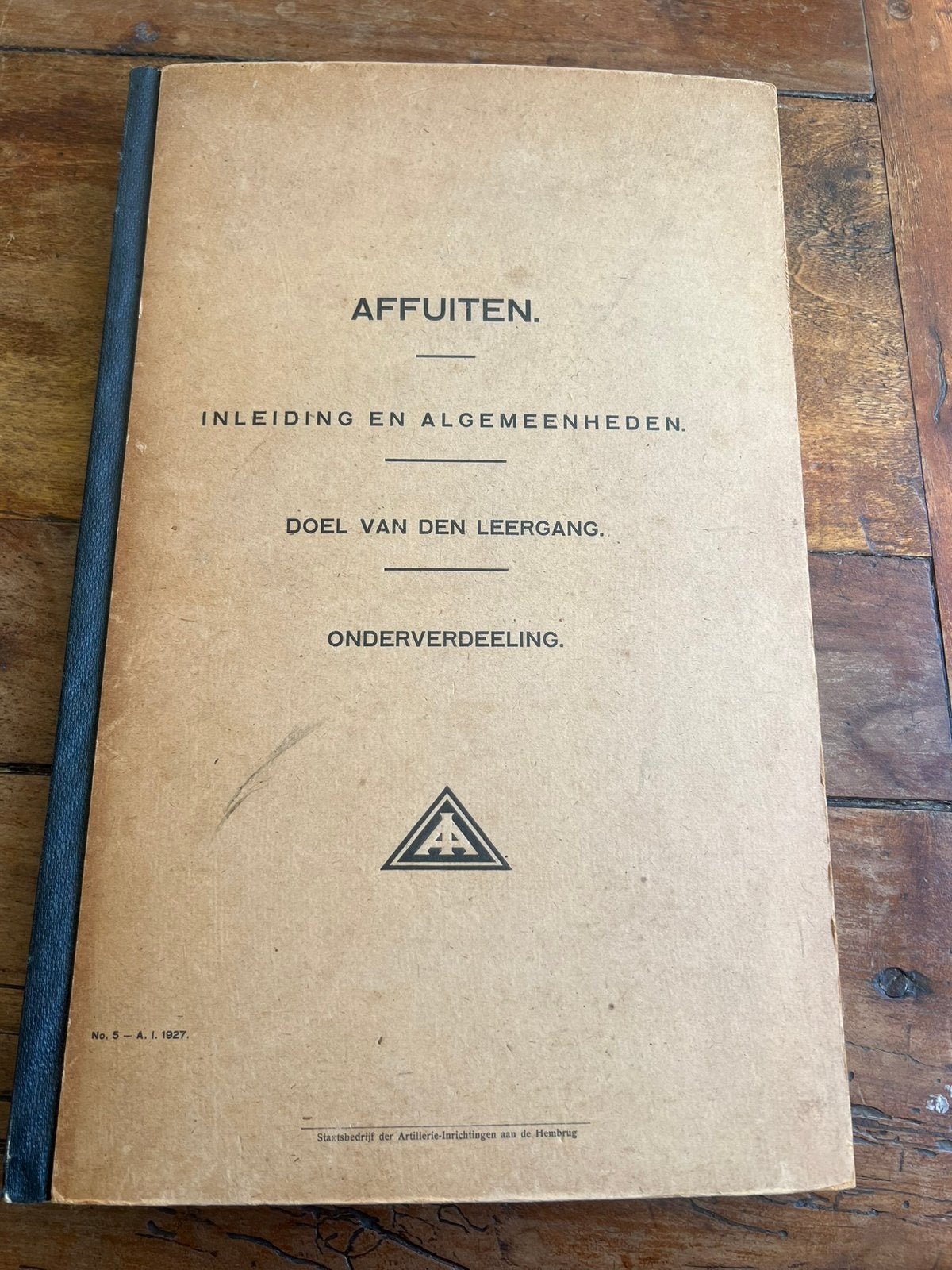 Nederlands voorschrift affuit Hembrug artillerie mobilisatie, Verzamelen, Verzenden, Nederland, Embleem of Badge
