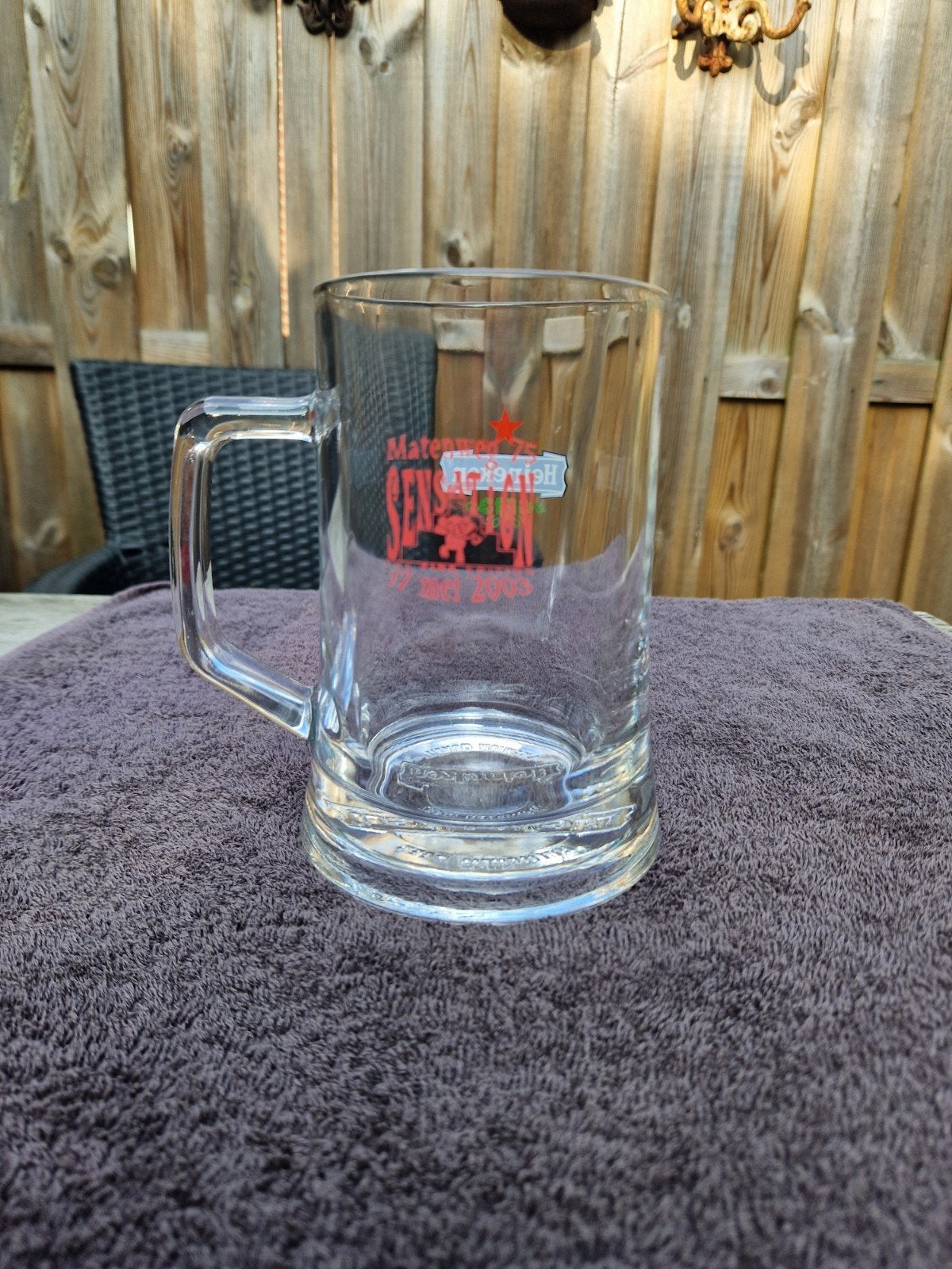 Heineken bierpul dubbeldruk, Verzamelen, Biermerken, Ophalen of Verzenden, Zo goed als nieuw, Pul(len), Heineken
