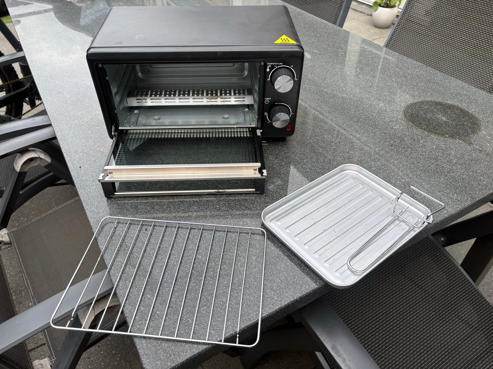 Mestic Mini-oven 800W - Compacte en veelzijdige oven, Witgoed en Apparatuur, Ovens, Ophalen, Minder dan 45 cm, Overige merken