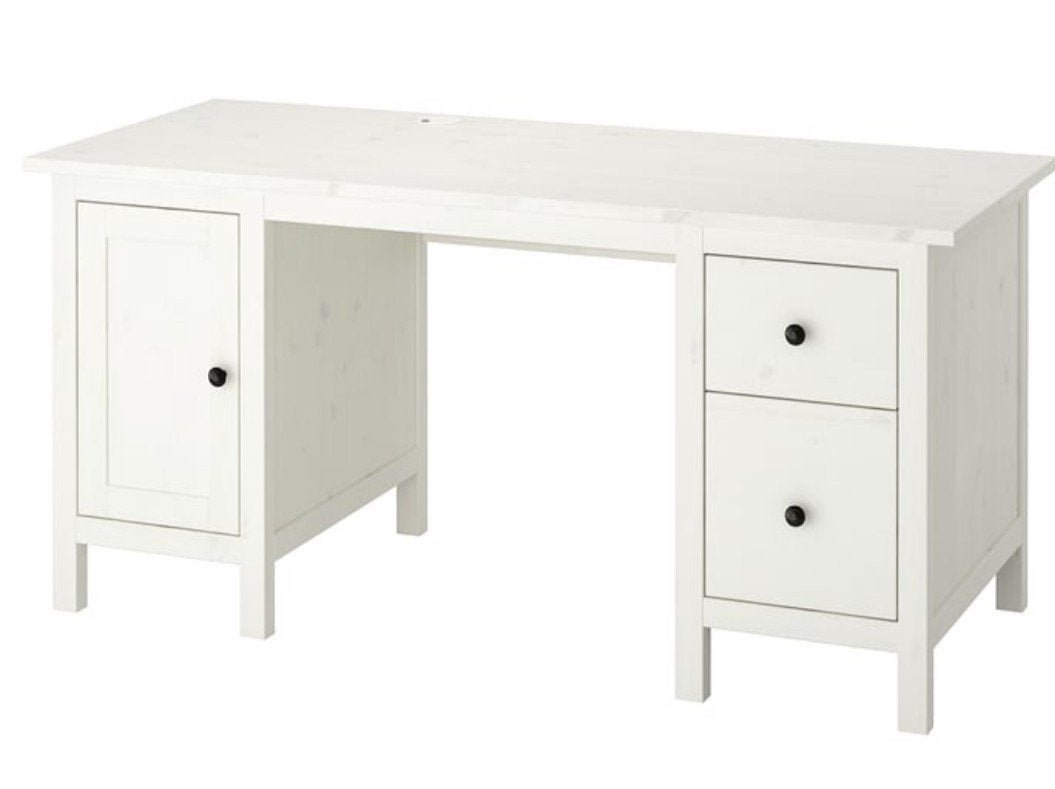 bureau hemnes ikea, Huis en Inrichting, Ophalen, Gebruikt, Hout, Schoolbureau