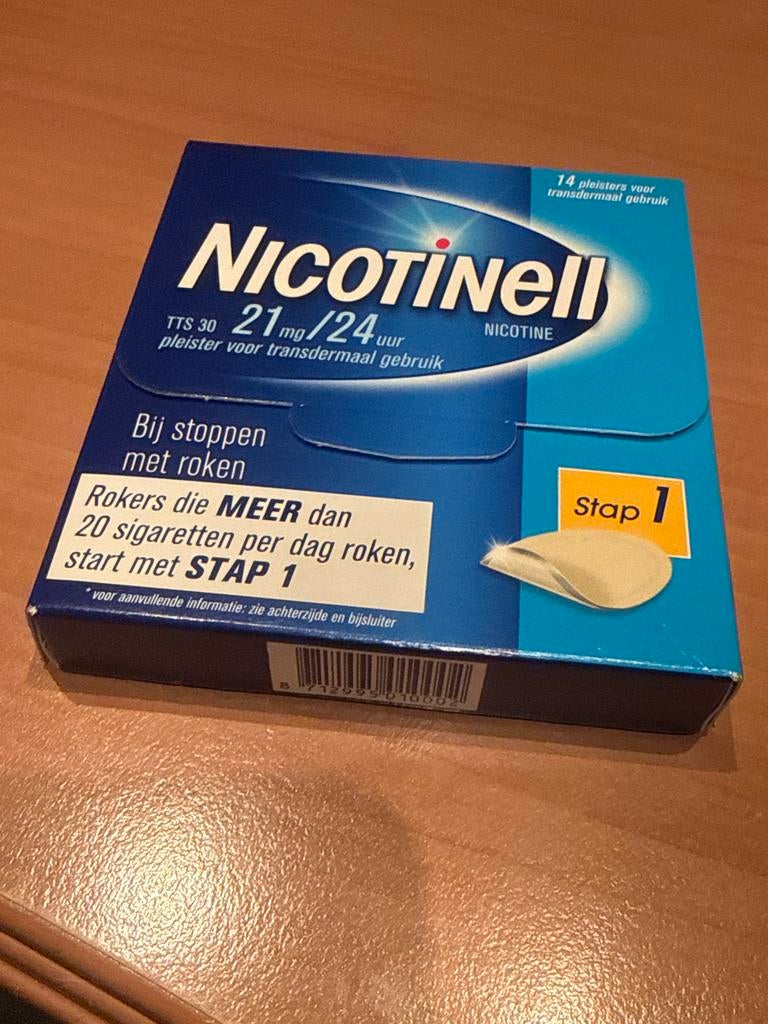 Nicotinell TTS 30 Nicotinepleisters - Stap 1 (14 stuks), Ophalen of Verzenden, Nieuw, Overige typen