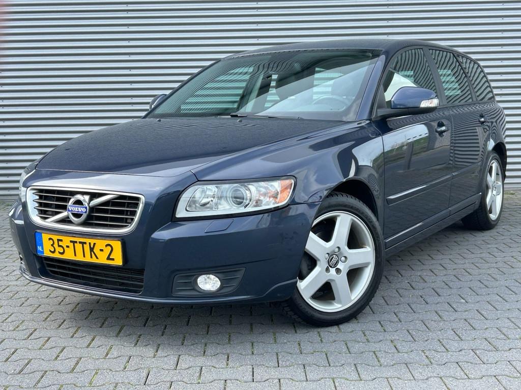 Volvo V50 2.0 Limited Edition | Leder | Stoelverwarming | Na, Auto's, Volvo, Gebruikt, Zwart, Blauw, 1279 kg