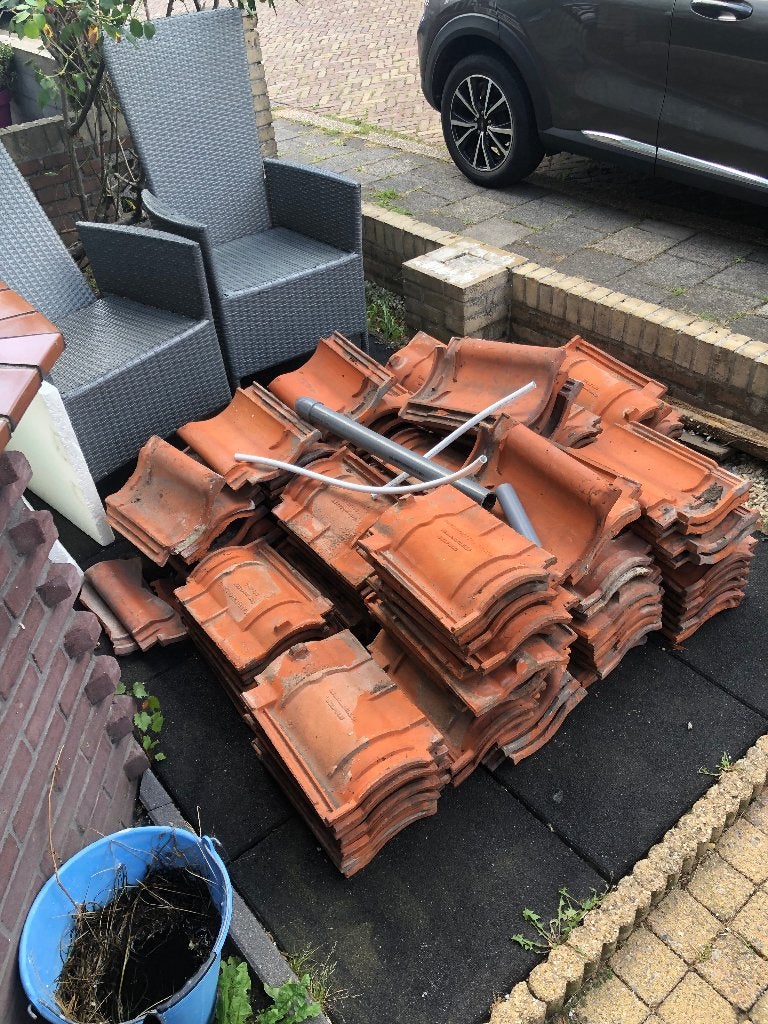 Gratis dakpannen, Ophalen, Steen of Klei, Nieuw, 15 m² of meer