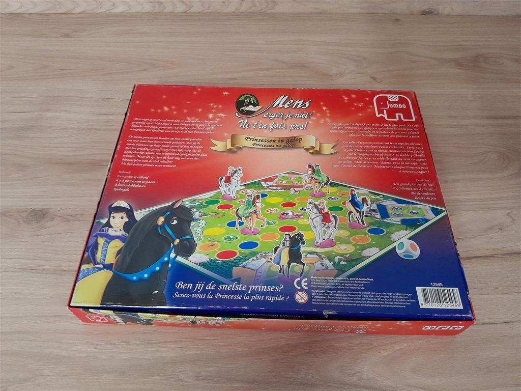 Mens erger je niet - disney prinsessen in galop - s4675, Verzenden, Zo goed als nieuw