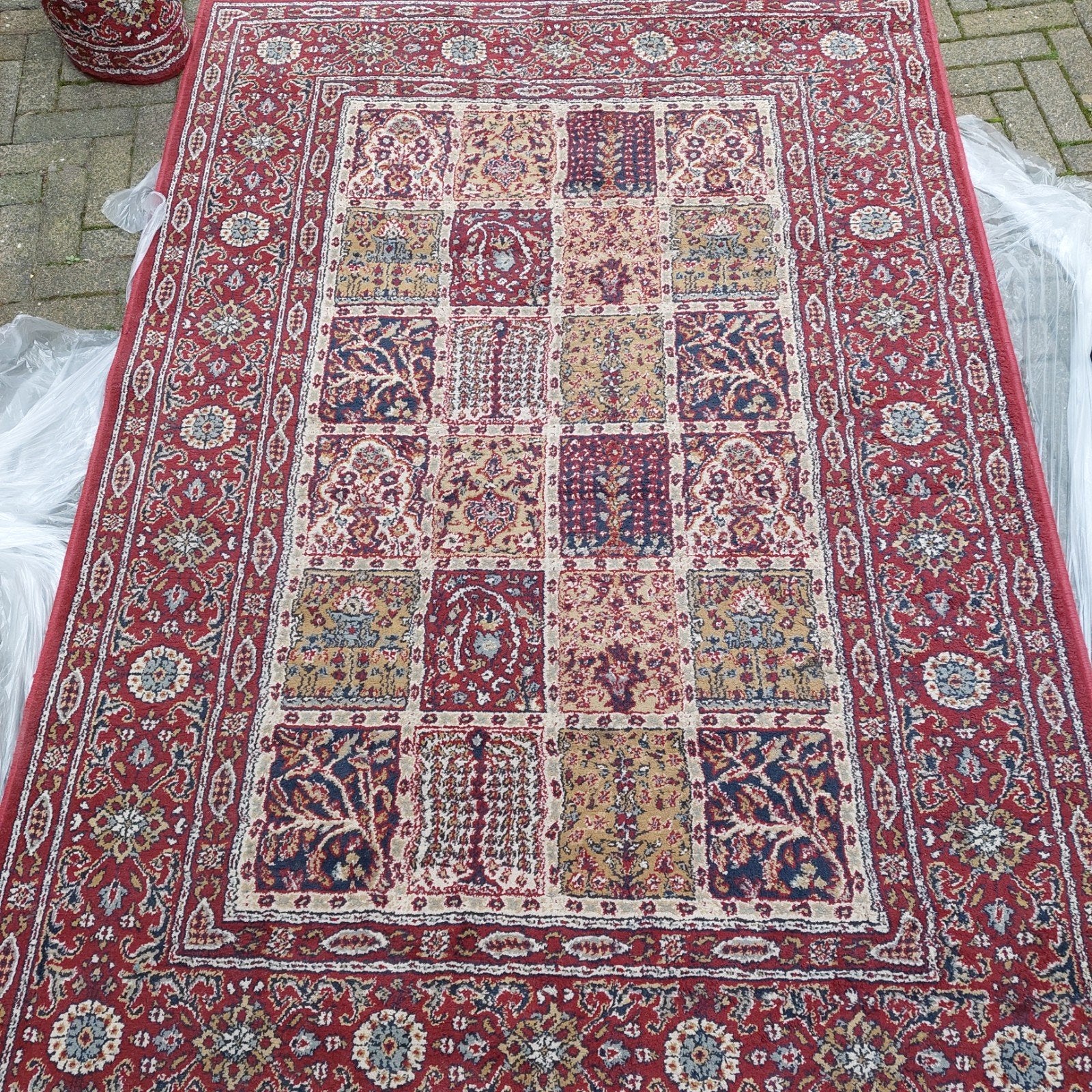 perzisch tapijt vloerkleed ikea 133x195 cm, Ophalen, Rechthoekig