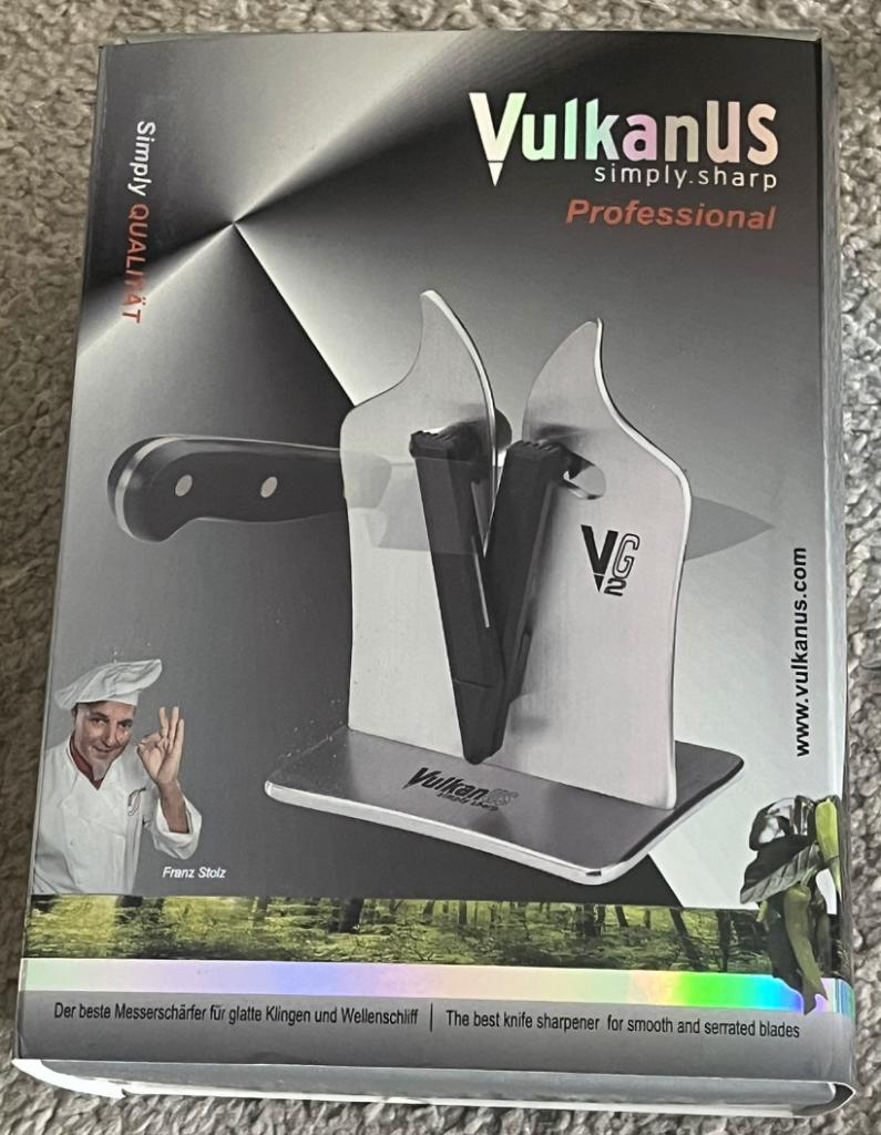 Vulkanus Professional VG2 messenslijper, Overige typen, Zilver, Ophalen of Verzenden, Zo goed als nieuw