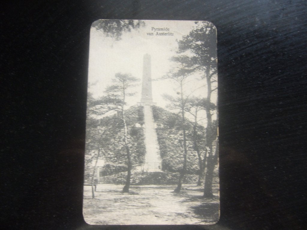WOUDENBERG  =  PYRAMIDE VAN AUSTERLITZ 1922, Verzamelen, Ophalen of Verzenden, 1920 tot 1940, Gelopen