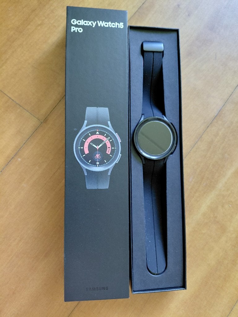 samsung watch 5 pro, Hartslag, Zwart, Ophalen of Verzenden, Zo goed als nieuw