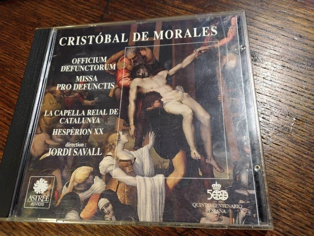 Cristóbal de Morales Jordi Savall   CD France  1992, Cd's en Dvd's, Kamermuziek, Ophalen of Verzenden, Zo goed als nieuw, Classicisme