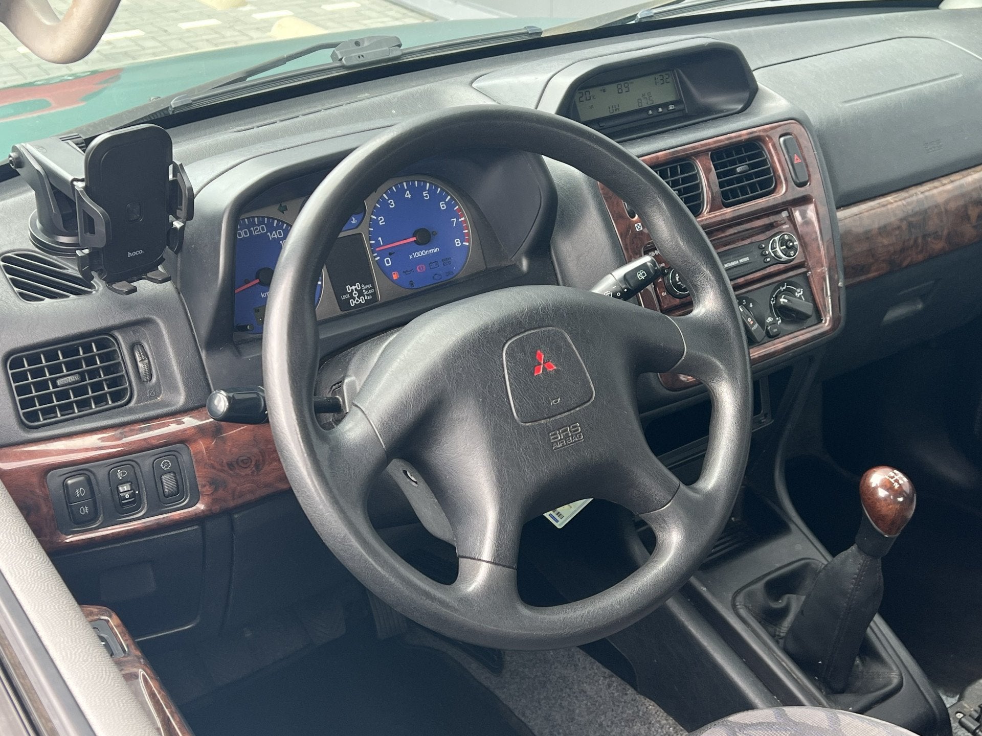Mitsubishi Pajero Pinin 1.8 GDI Venice | Trekhaak | Airco, Auto's, Oldtimers, Stof, Zwart, 1834 cc, Bedrijf