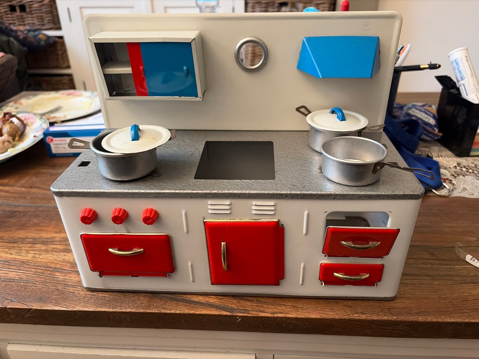 Retro Vintage Antiek Speelgoed Keukentje (zonder kookplaat), Ophalen of Verzenden