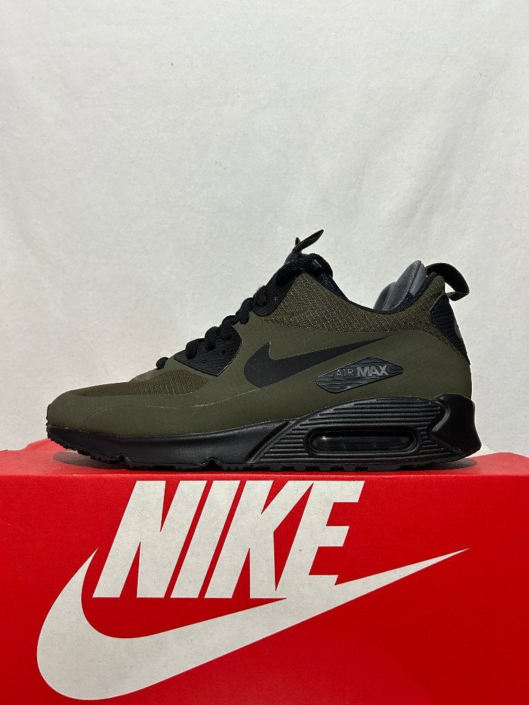 ALS NIEUW! Maat 45 - Nike Air Max 90 Mid Winter Dark Loden, Overige kleuren, Verzenden, Nike, Nike