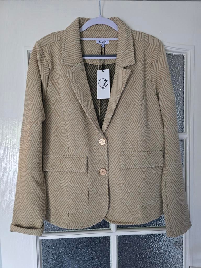 Nieuw blazer zoso xl beige taupe, Ophalen of Verzenden, Nieuw, Maat 46/48 (XL) of groter, Beige