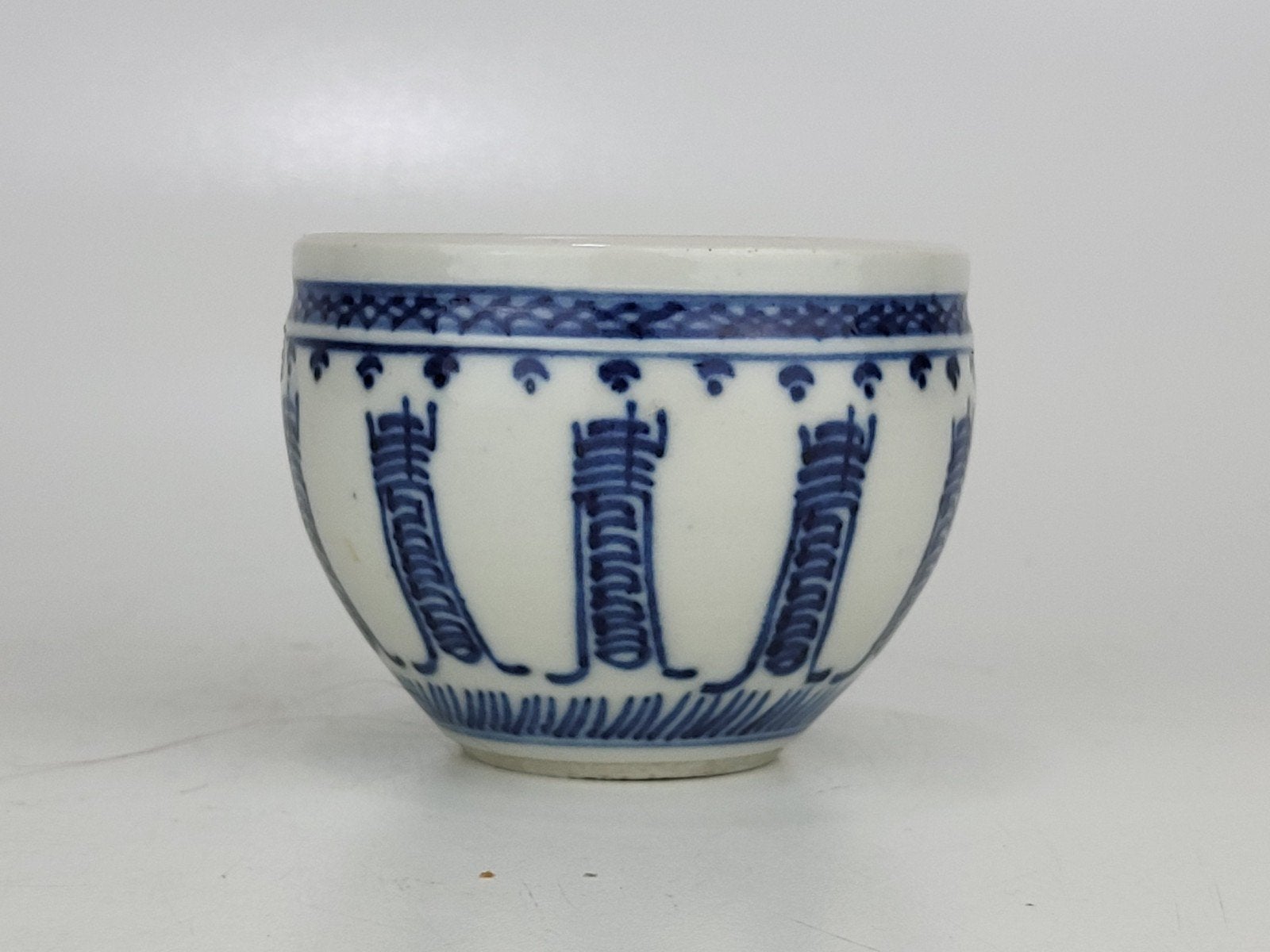 Chinese Qing blauw-wit waterpotje, Ophalen of Verzenden