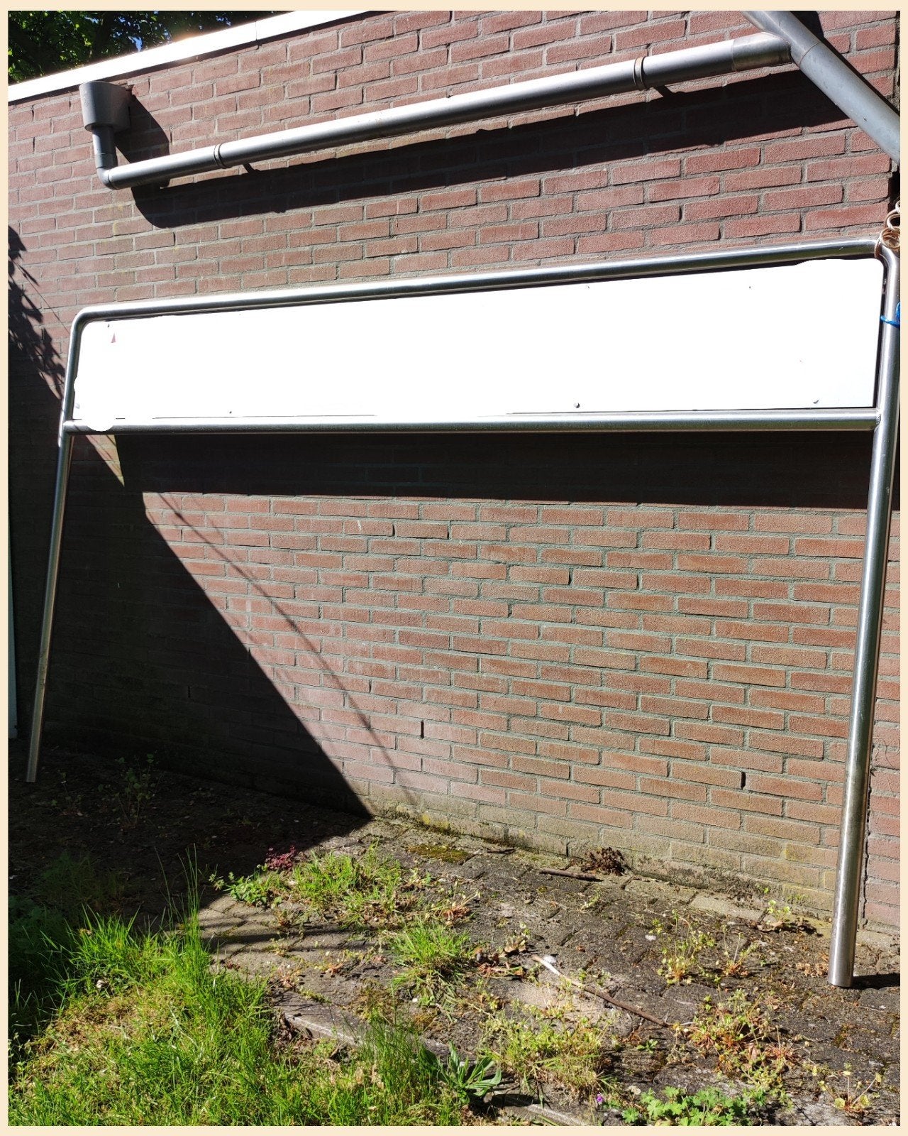 Bord/palen RVS, Tuin en Terras, Palen, Balken en Planken, Ophalen