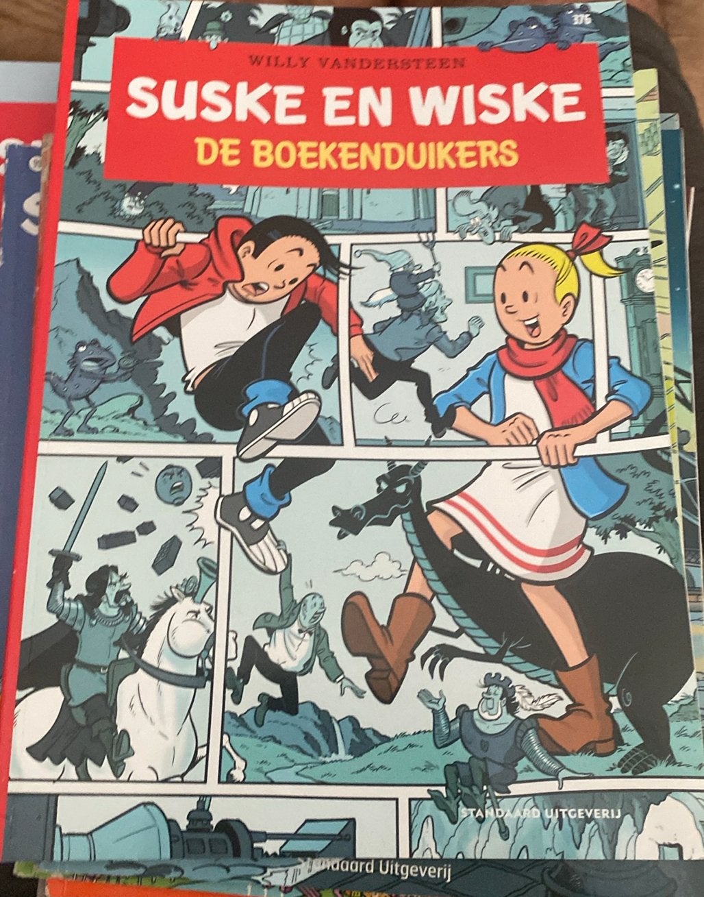 376 suske en wiske de boekenduikers, Eén stripboek, Ophalen of Verzenden, Zo goed als nieuw