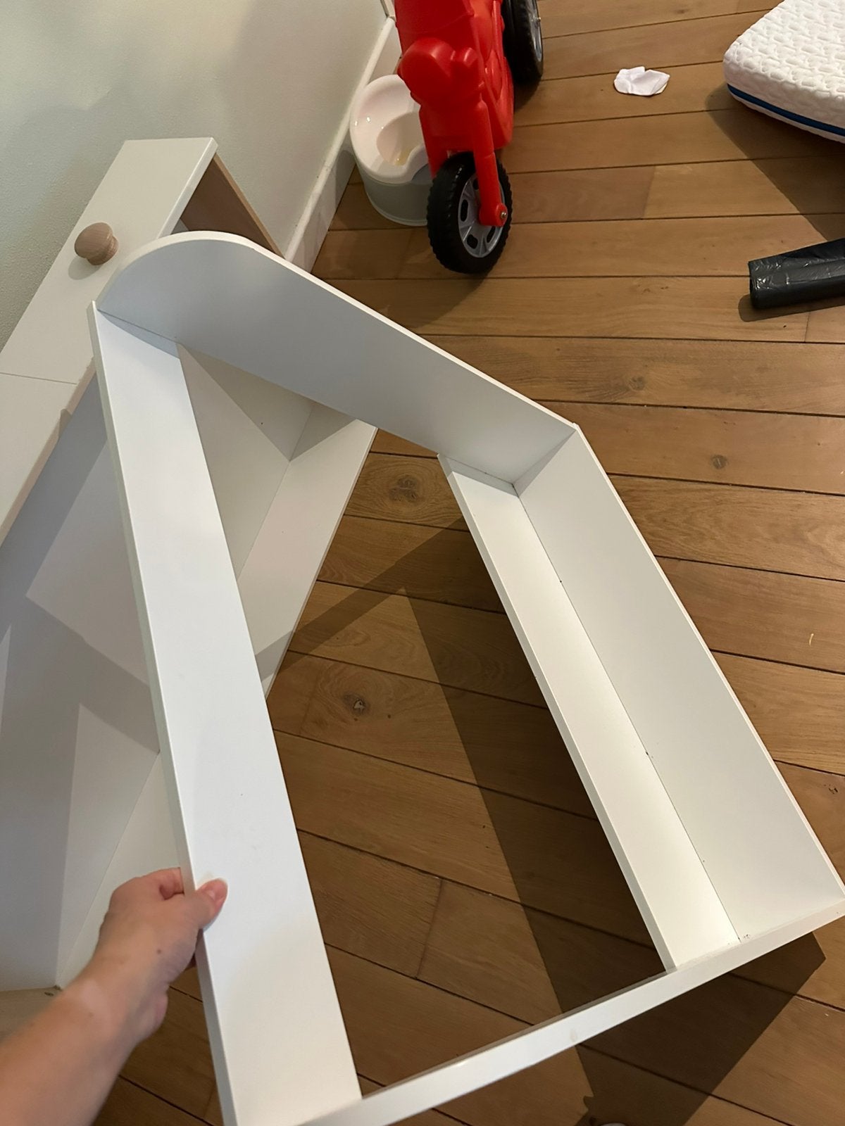 2x Puckdaddy Moritz aankleedopzet voor IKEA MALM – wit, Kinderen en Baby's, Ophalen, Zo goed als nieuw, Commode