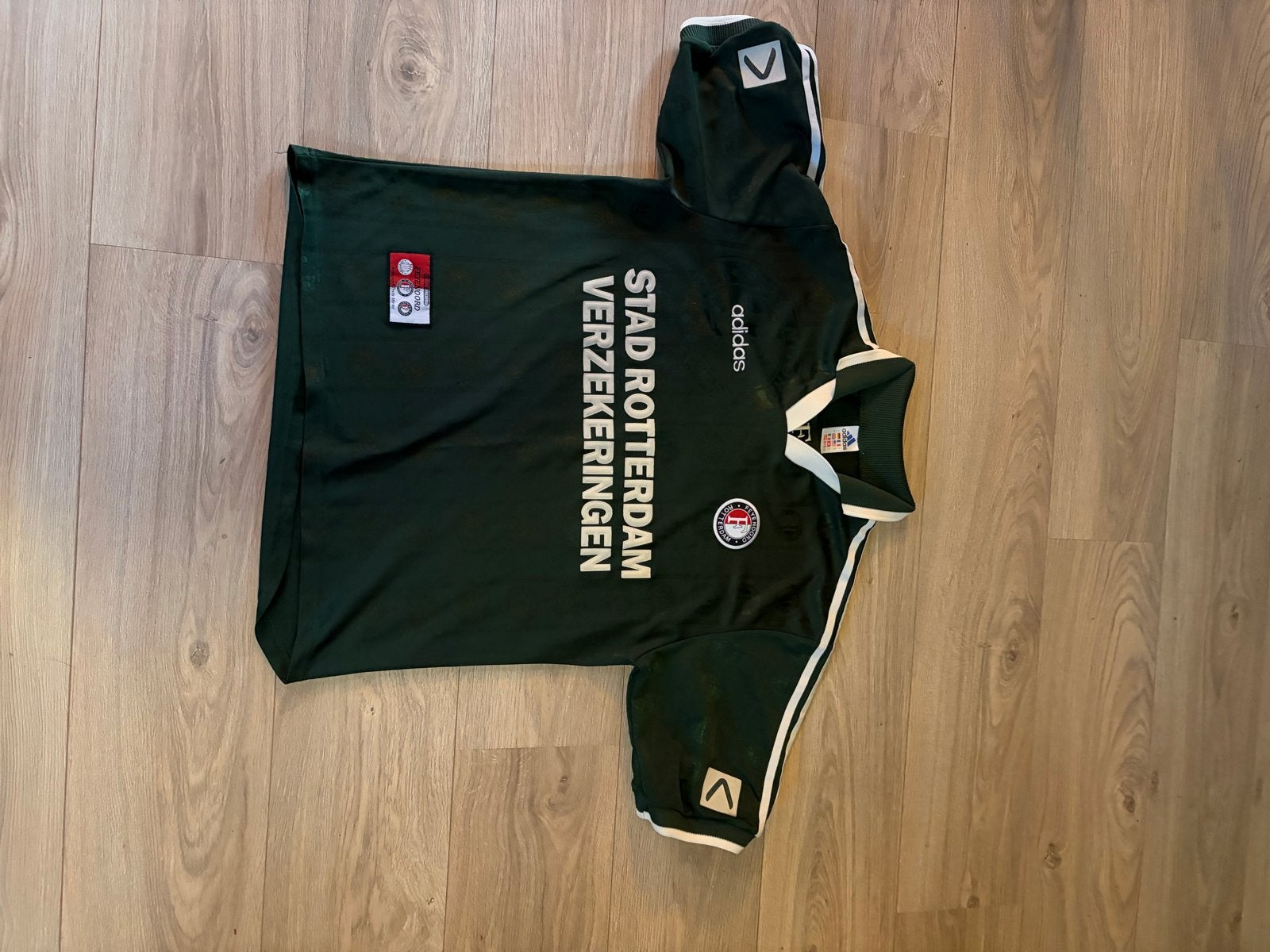 Vintage Feyenoord shirts (thuis & uit), Overige maten, Ophalen of Verzenden, Voetbal, Gedragen