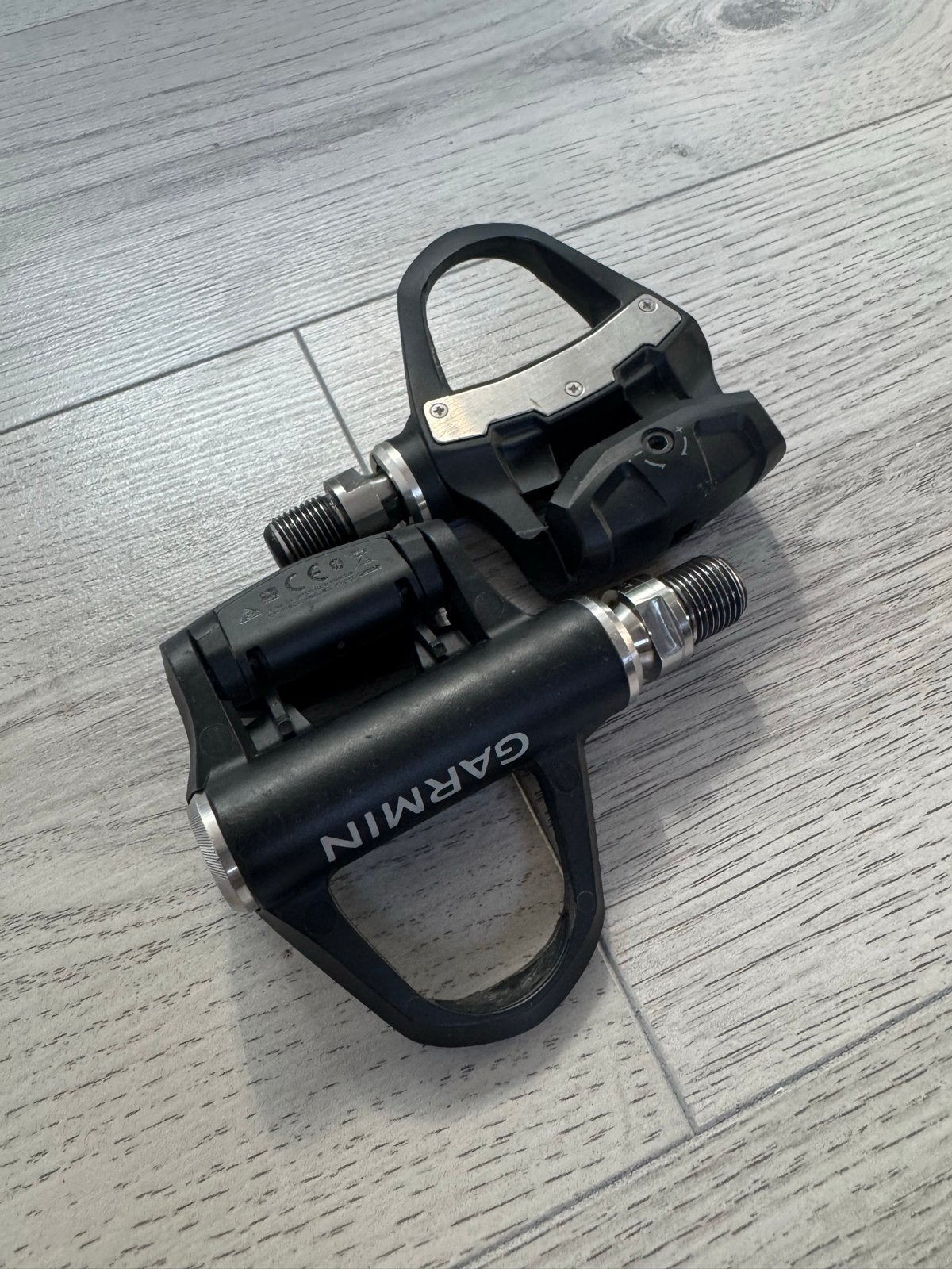Garmin Vector 3 vermogensmeter pedalen, Fietsen en Brommers, Crankstel of Pedalen, Gebruikt, Ophalen of Verzenden, Aluminium