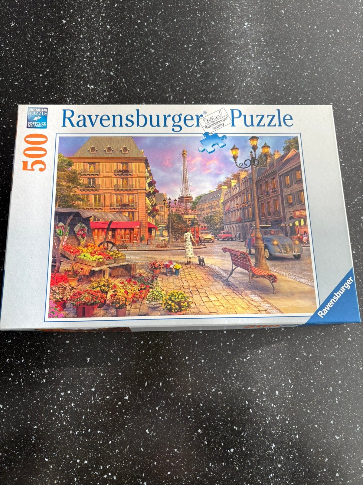 Ravenburger puzzel Parijs 500 stukjes, No. 146833, Ophalen of Verzenden, 500 t/m 1500 stukjes, Zo goed als nieuw