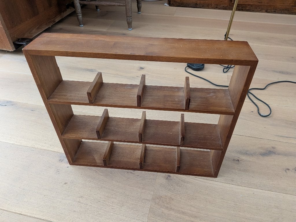Houten kopjesrek, Ophalen, Zo goed als nieuw, Hout
