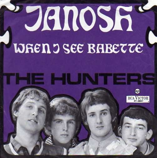 Nederbeat- The Hunters- Janosh, Gebruikt, 7 inch, Ophalen of Verzenden, Beschermende buitenhoes