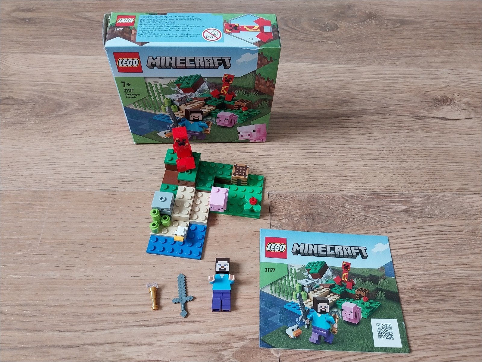 lego minecraft 21177 de creeper hinderlaag, Ophalen of Verzenden