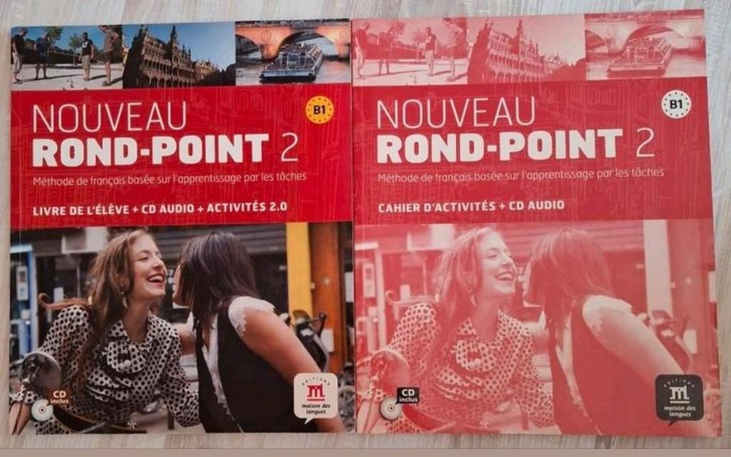 Nouveau Rond-Point 1 & 2 Franse lesboeken + werkboeken, Ophalen of Verzenden, Nieuw, Collectief, Non-fictie