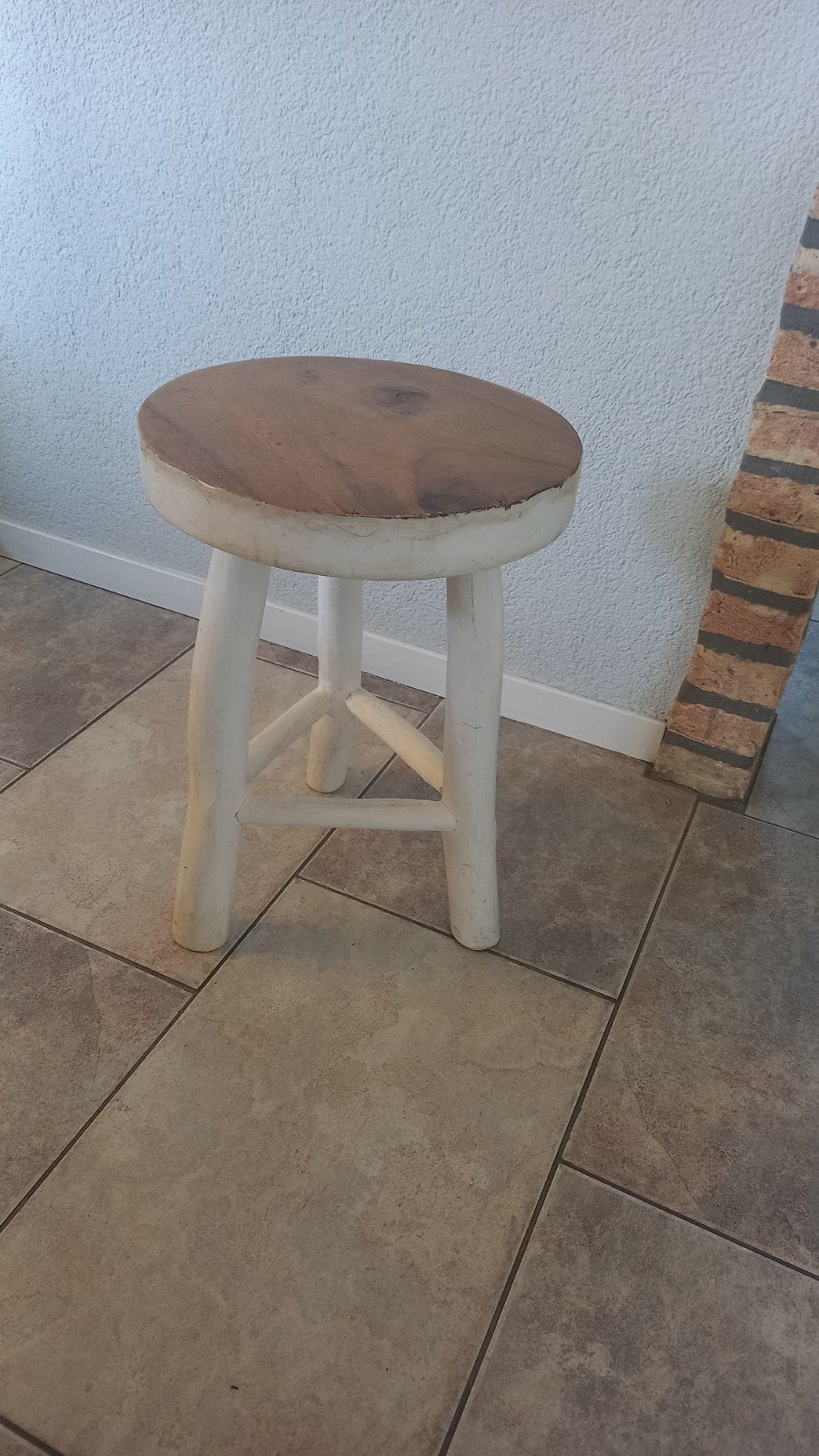 houten kruk, Ophalen
