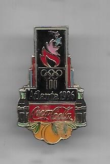ATLANTA OLYMPISCHE SPELEN COCA COLA PIN, Verzamelen, Speldjes, Pins en Buttons, Verzenden, Gebruikt, Sport, Speldje of Pin