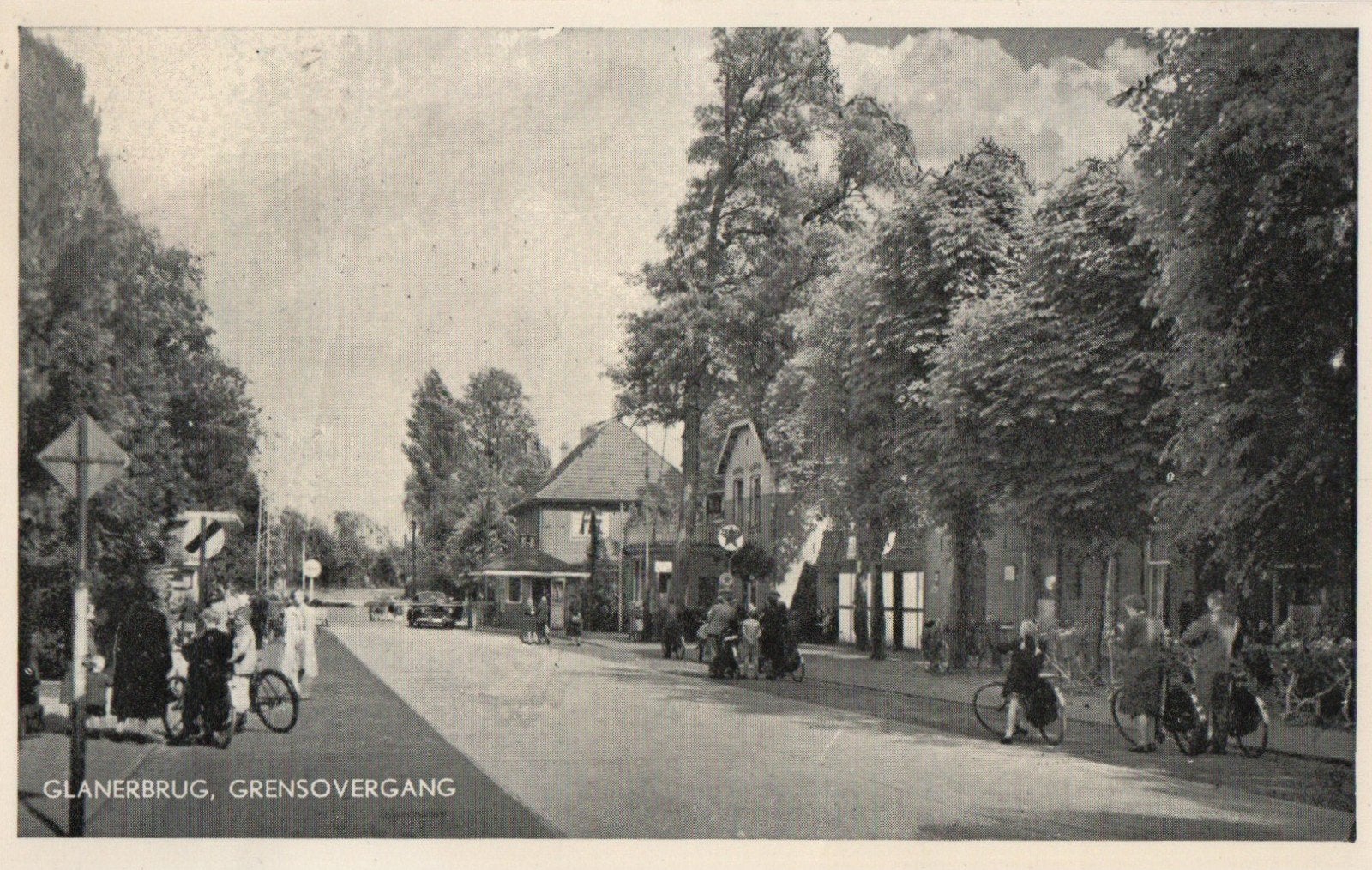 Glanerbrug - grensovergang - 1953, Verzenden