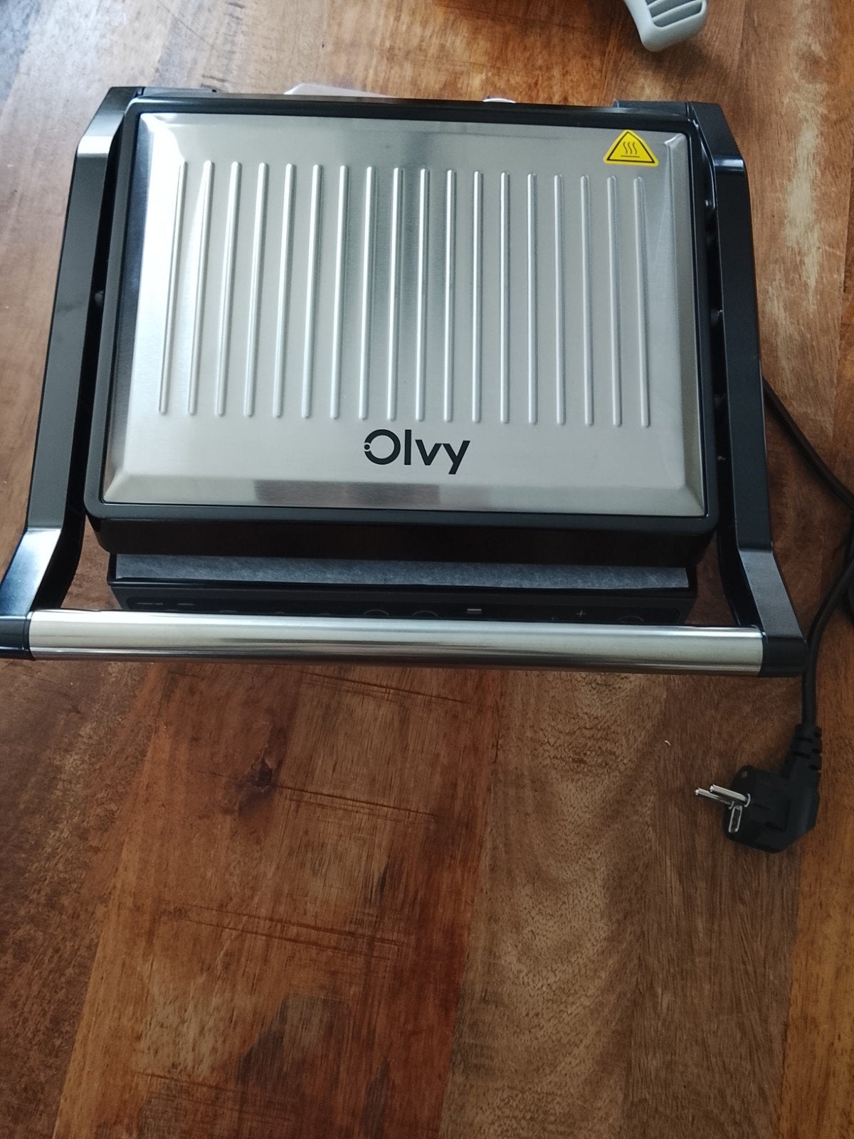 Olvy Contact Grill Pro - Nieuw in doos, Witgoed en Apparatuur, Contactgrills, Onbekend, Nieuw, Ophalen of Verzenden, Onbekend@olvy.com
