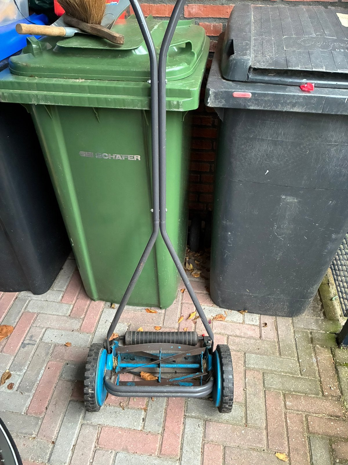 Grasmaaier, Ophalen, Gebruikt