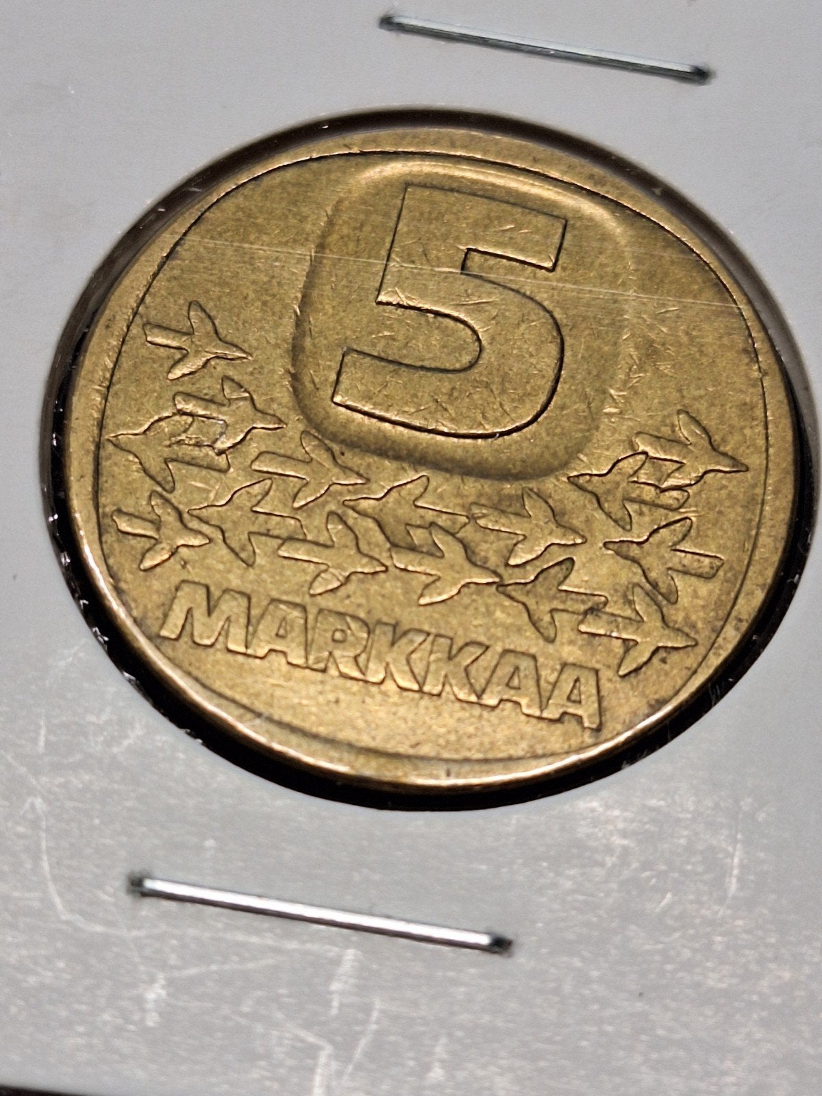 Finland 5 marka 1985, Postzegels en Munten, Ophalen of Verzenden, Zuid-Afrika