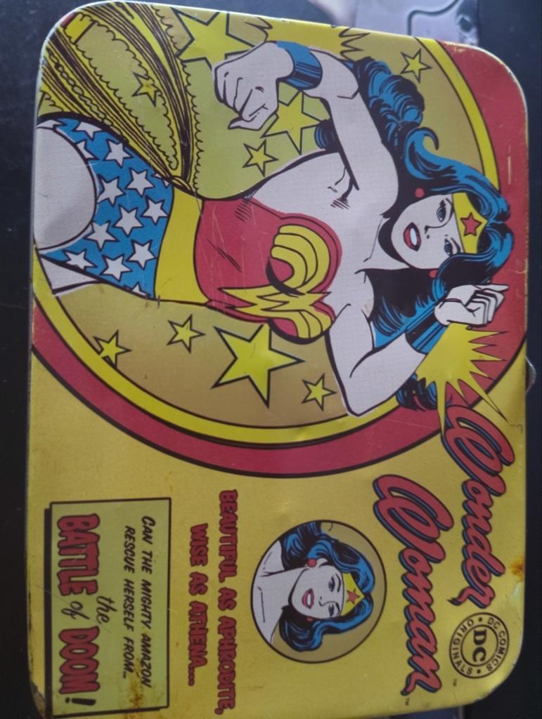 Vintage DC Comics Wonder Woman Lunchbox Deksel -Vandor #752, Ophalen