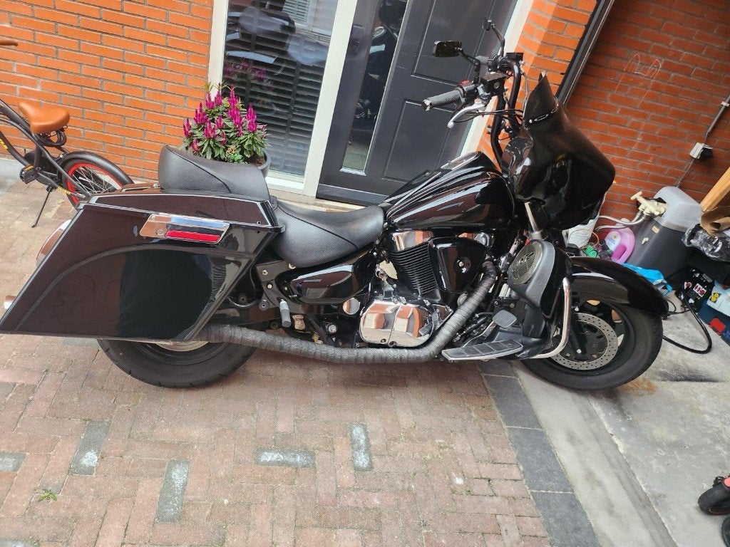 Suzuki Intruder VL1500 LC Custom Bagger 1998, Motoren, Motoren | Suzuki, 2 cilinders, Sportuitlaat, Gebruikt, 1500 cc