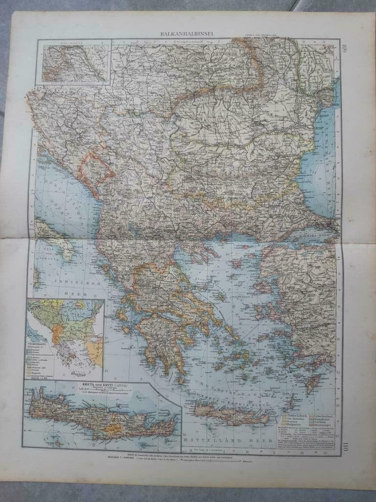 109-110/ Balkan Griekenland, Roemenië, Hongerije, Ophalen of Verzenden
