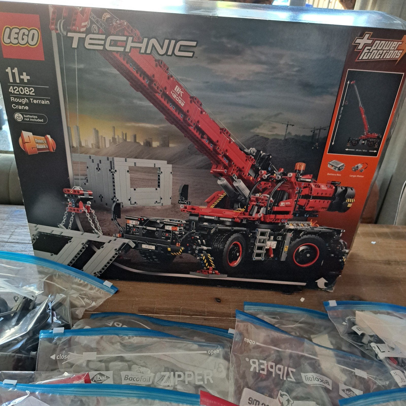lego technic 42082 rough terrain crane kraan, Ophalen, Zo goed als nieuw