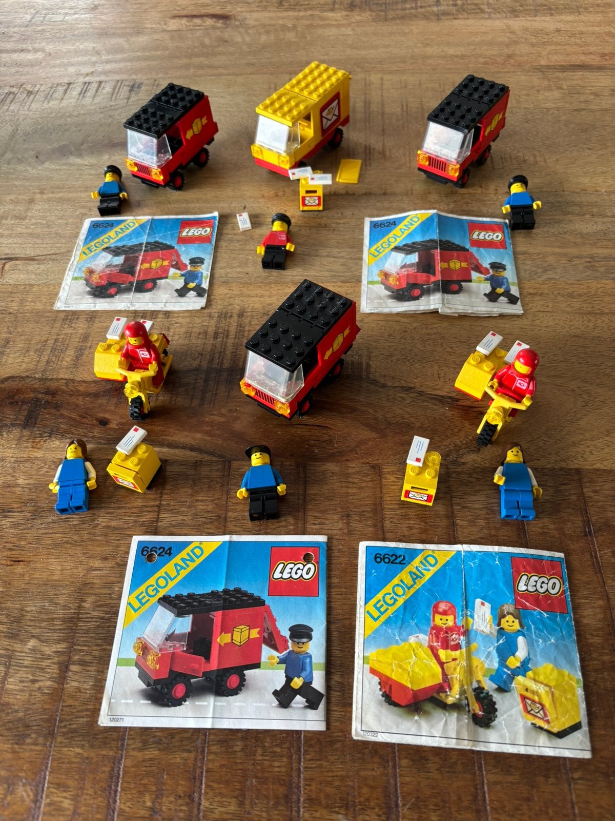 Partij Legoland stad van 6 sets, postbodes, deel 2, Kinderen en Baby's, Speelgoed | Duplo en Lego, Gebruikt, Compleet, Lego, Ophalen of Verzenden